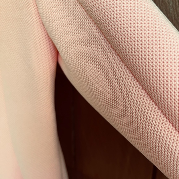 Jacqueline de Yong Lined Coatigan Long Collarless Jacket Apricot Pink Size M - Picture 14 of 15